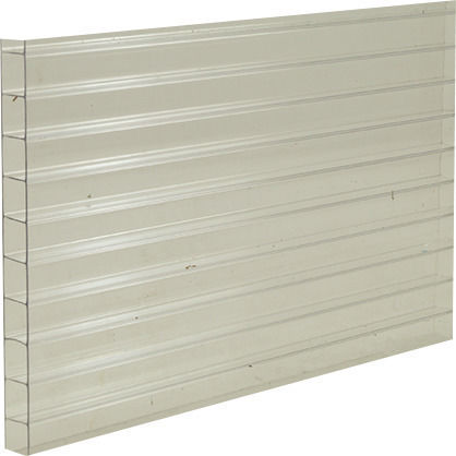 Eurocarb Polycarbonate Sheet M6xW2.1m Flat Cellular 6mm Transparent Εurocarb 9542
