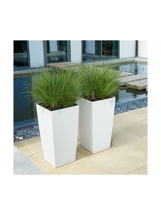 Lechuza Cubico Self-watering Pot Plastic 30x30x56cm.