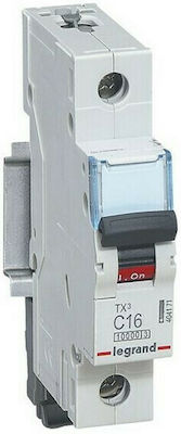 Legrand 1-Pole Automatic Circuit Breaker 32A TX3 10KA C 1Π 404174