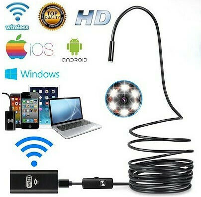 YPC99 Ендоскопична Камера Wi-Fi За Мобилни Устройства с Анализ 1280x720 Пиксела и Кабел 2м