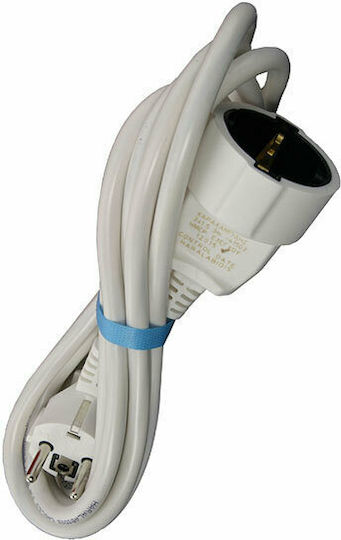CHaralampidis Extension Cable Cord 3 x 2.5mm²/2m White