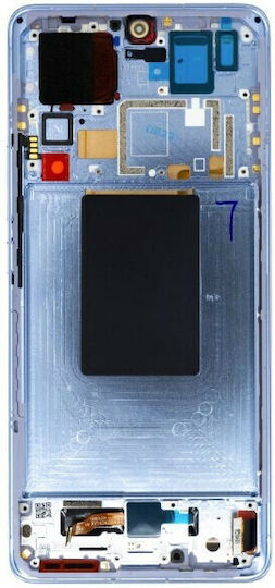 Xiaomi Οθόνη με Μηχανισμό Αφής και Πλαίσιο για Xiaomi 12 Pro (Βιολετί)