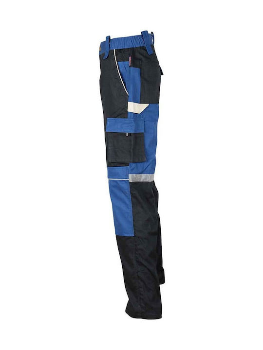 Stenso Stanmore Reflectorizant Pantaloni de Lucru Albastru din Bumbac