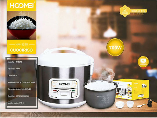 Hoomei Rice Cooker 700W with Capacity 1.8lt
