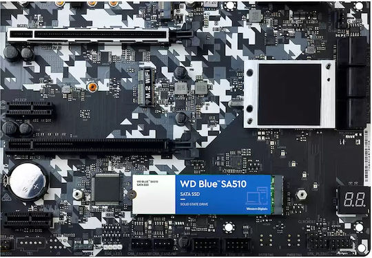 Western Digital Blue SA510 SSD 1TB M.2 Type with SATA III Connection WDS100T3B0B