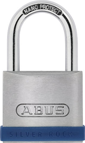 Abus Steel Padlock Brass with Key 47mm Silver 1pcs