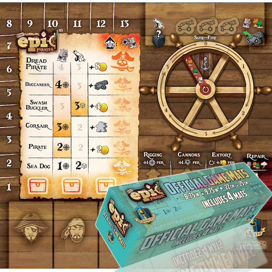 Gamelyn Tiny Epic Pirates Playmat Player Mat