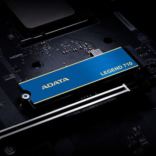 Adata Legend 710 SSD 1TB M.2 mit PCI Express 3.0 Kommunikationsprotokoll und Kühlkörper ALEG-710-1TCS