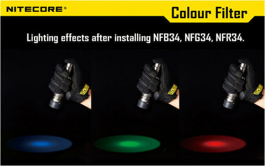 NiteCore NFB34 Objektivfilter RGB 34mm
