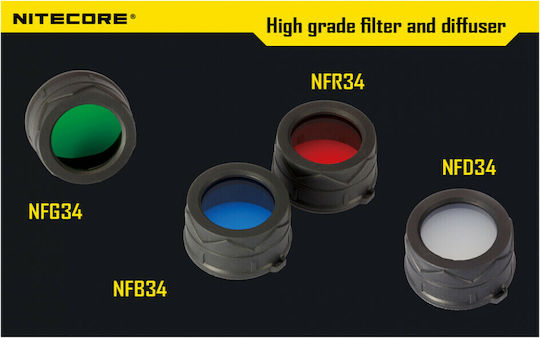 NiteCore NFB34 Objektivfilter RGB 34mm