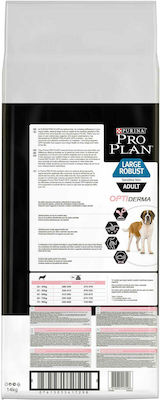 Purina Pro Plan OptiDerma Large Athletic Adult 14kg Dry Food for Adult Dogs of Large Breeds with Salmon, Corn and Rice