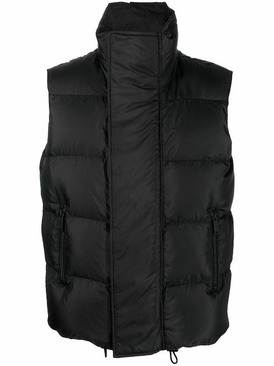 Безръкавно Зимно Puffer Черно Мъжко Яке