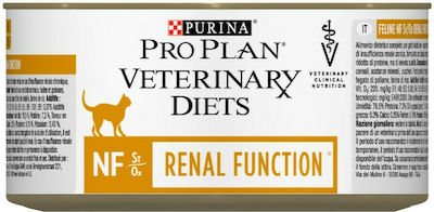 Purina Pro Plan NF Wet Food for Adult Cats for Kidney Diseases In Can with 24pcs 195gr