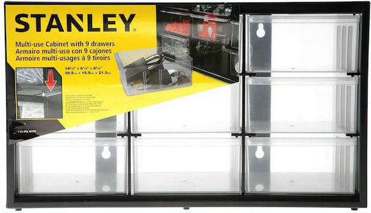 Stanley Συρταριέρα Εργαλείων Plastic 9 Compartments W36.5xD15.5xH21.3cm