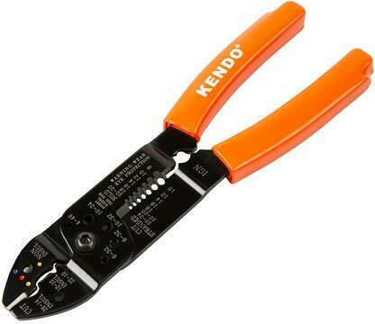 Kendo Πρέσα Ακροδεκτών Διατομής 0.5 - 6mm² με Απογυμνωτή (Μήκος 250mm)