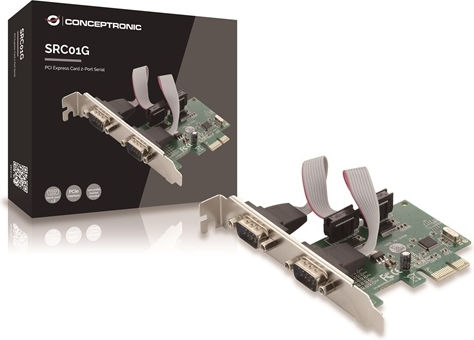 Conceptronic Κάρτα PCIe σε 2 θύρες RS232 DB9 Serial