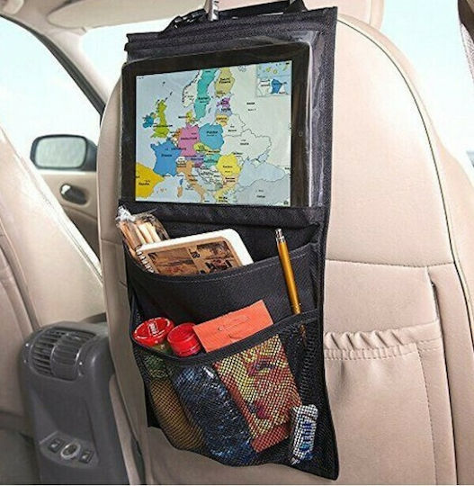 Carsun Car Back Seat Organizer για Τάμπλετ Μαύρη LA837