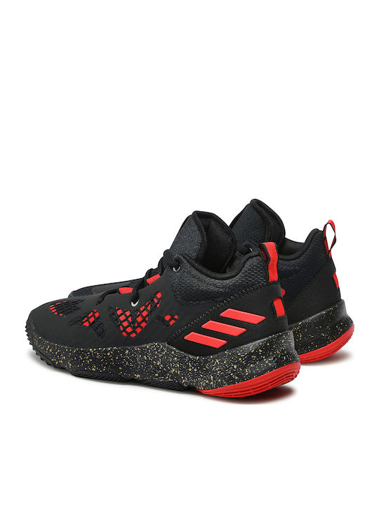 Pro N3xt 2021 Ψηλά Μπασκετικά Παπούτσια Core Black / Vivid Red