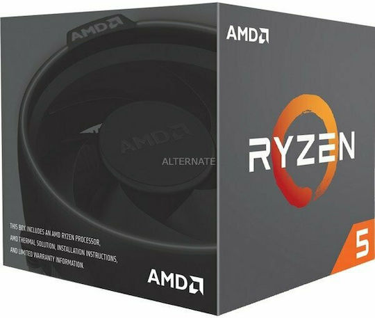 AMD Ryzen 5 4600G 3.7GHz Процесор 6 Ядра за Socket AM4 с Кутия и Охладител