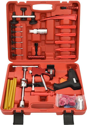 vidaXL Car Repair Kit for Dents Red 42pcs