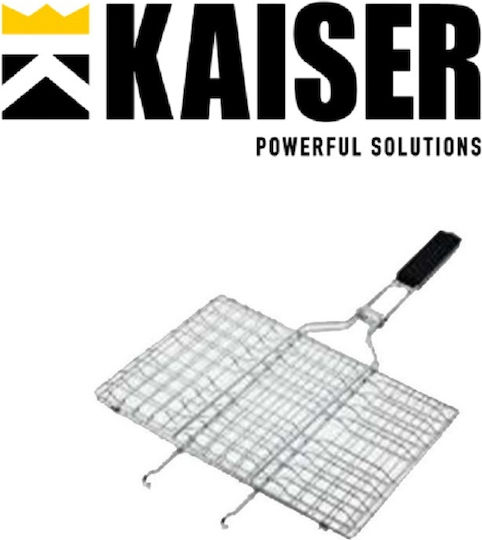 Kaiser Διπλή Ανοξείδωτη Σχάρα Ψησίματος 35x26εκ.