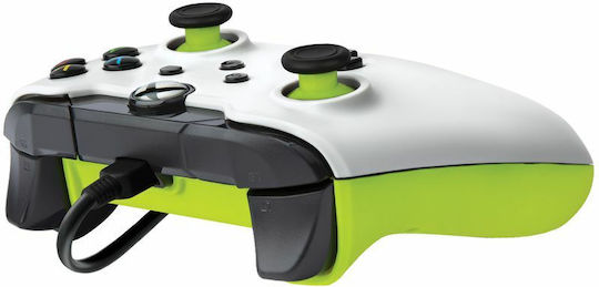 PDP 049-012-WY Ενσύρματο Gamepad για PC / Xbox Series / Xbox One Electric White