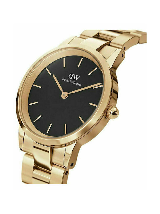 Daniel Wellington Iconic Link Watch with Gold Metal Bracelet