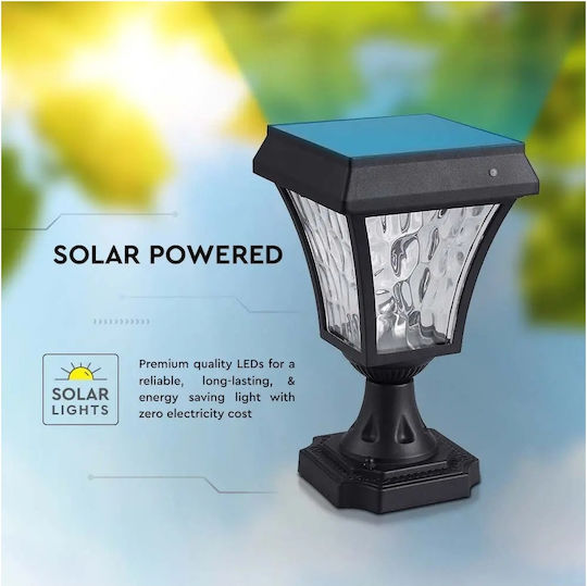 V-TAC Wall Mounted Solar Light Traffic light 2W 110lm with Natural White Light 4000K IP65