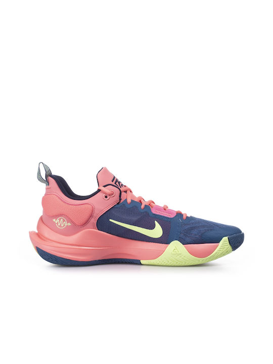 Giannis Immortality 2 Low Basketball Shoes Dark Marina Blue / Pink Gaze / Midnight Navy / Celestine Blue