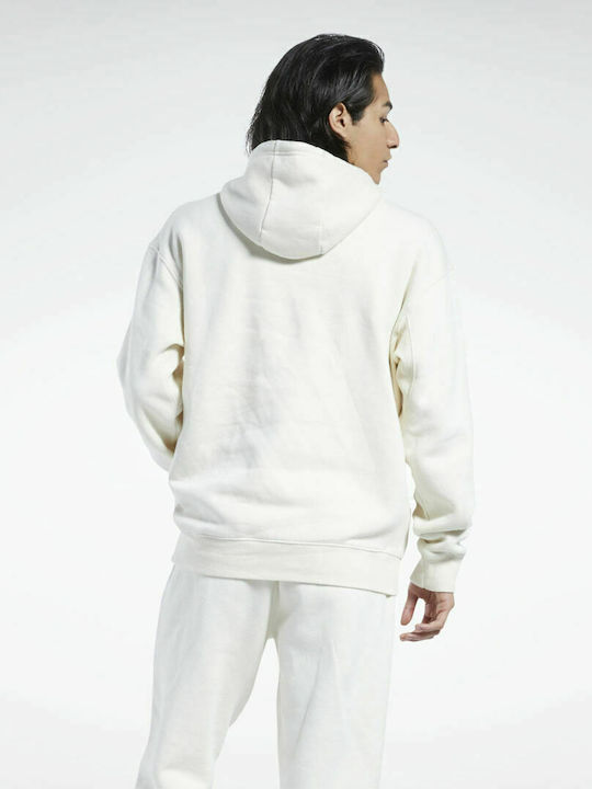 Reebok Classics Natural Dye Men's Sweatshirt with Hood and Pockets Non Dyed