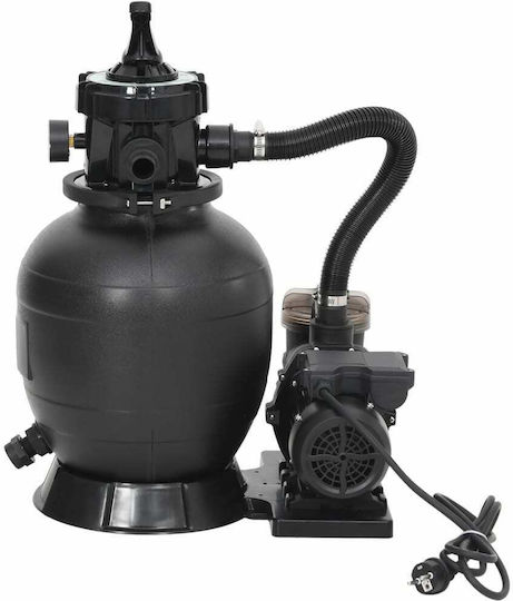 vidaXL Sand Pool Filter with 7m³/h Water Flow and Diameter 64.6cm 13kg