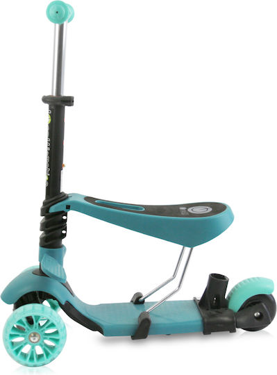 Lorelli Kids Scooter Draxter Plus 3-Wheel with Seat for 3+ Years Turquoise