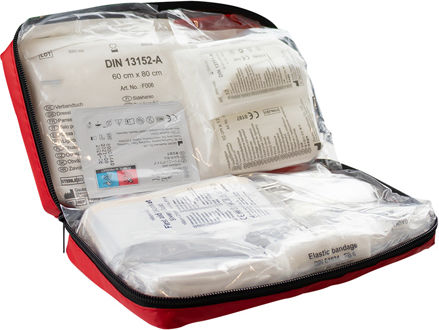 JBM DIN13164 Kit De Prim Ajutor Pentru Mașină Sac Cu Echipament