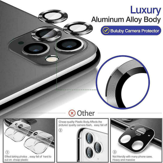 Lens Protector Protecție Cameră Tempered Glass Negru pentru iPhone 11 Pro / 11 Pro Max