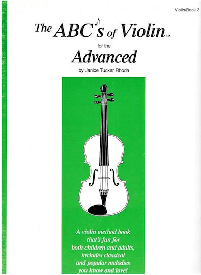 Carl Fischer Rhoda - The ABC's Of Violin for The Advanced Book 3 Μέθοδος Εκμάθησης για Βιολί