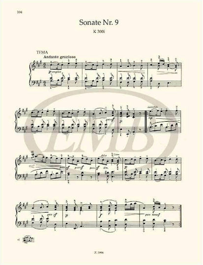 Editio Musica Budapest Mozart - Sonates N.1 pentru Pian