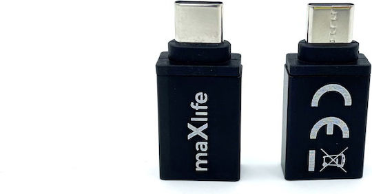 Maxlife Converter USB-C male to USB-A female 1pcs