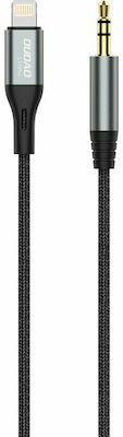 Dudao L11 Pro Braided 3.5mm to Lightning Cable Black 1m