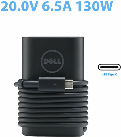 Dell TM7MV USB-C Laptop Charger 130W 20V 6.5A for Dell Without Power Cord