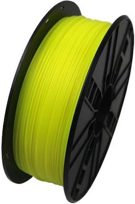 Gembird PLA 3D Printer Filament 1.75mm Fluorescent Yellow 1kg