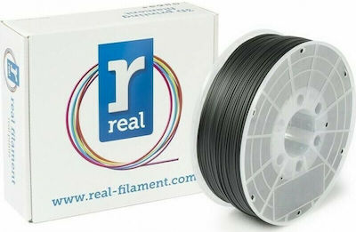 Real Filament Pro PLA 3D-Drucker Filament 1.75mm Schwarz 1kg