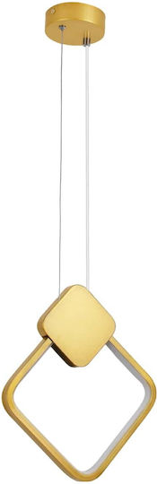 GloboStar Mary Gold LED Ceiling Light with Adjustable White Light 20x28.5cm