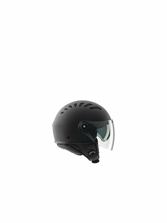 Tucano Urbano El'top Black Mat Motorcycle Helmet Jet ECE 22.05 920gr