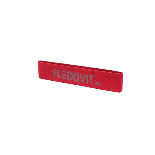 FlexVit Mini Mini Λάστιχο Γυμναστικής Loop Μέτριο Κόκκινο 0.3m