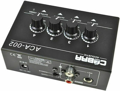 Cobra ACA-002 Desktop Analog Headphone Amplifier 4 Channels with Jack 6.3mm