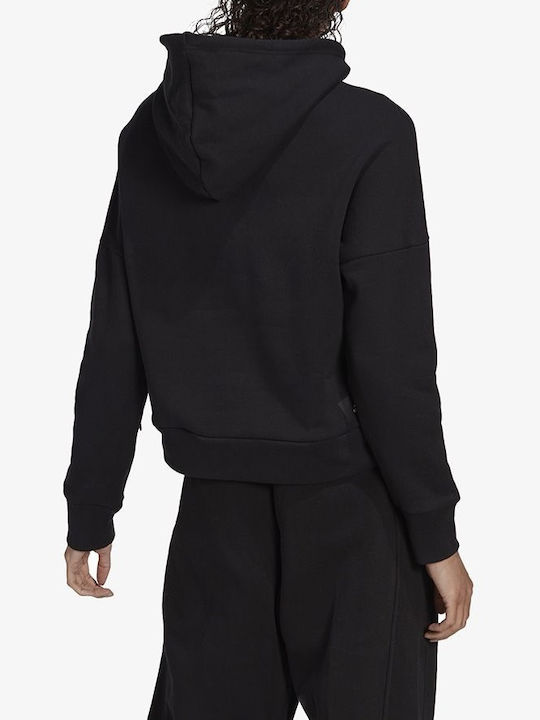 adidas Future Icons Badge Of Sport Sweatshirt Black with Hood