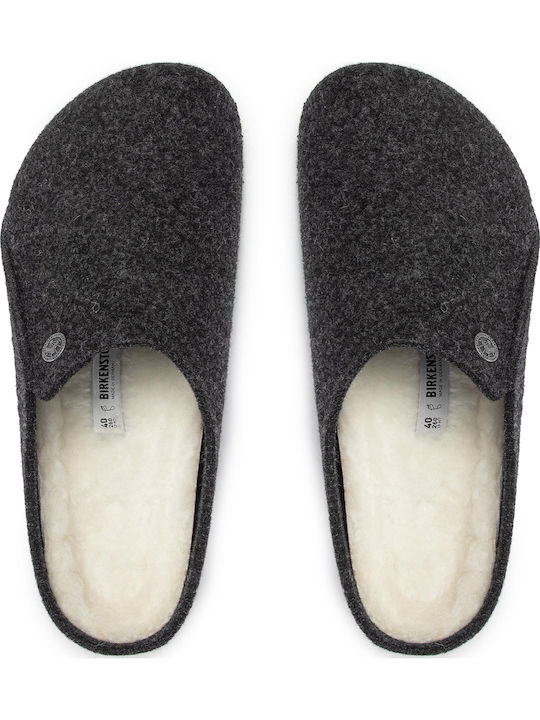 Zermatt Shearling Зимни мъжки чехли Anthracite Редовно Fit