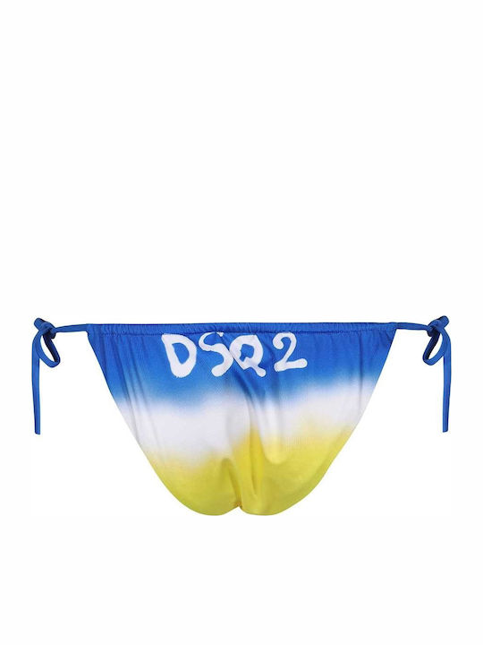 Dsquared2 Bikini Slip Blue