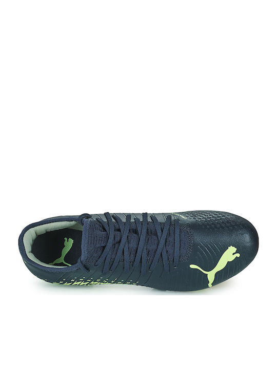 PUMA Future Z 4.4 Football Shoes with Cleats Parisian Night / Fizzy Light / Pistachio