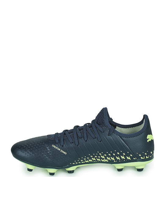 PUMA Future Z 4.4 Football Shoes with Cleats Parisian Night / Fizzy Light / Pistachio